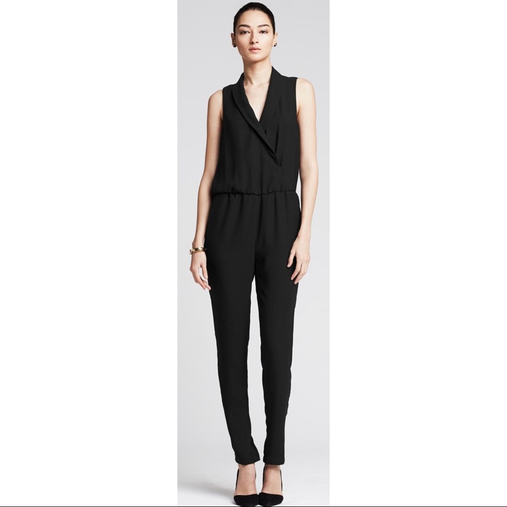 BR Monogram Black Mesh Back Jumpsuit NWT!
